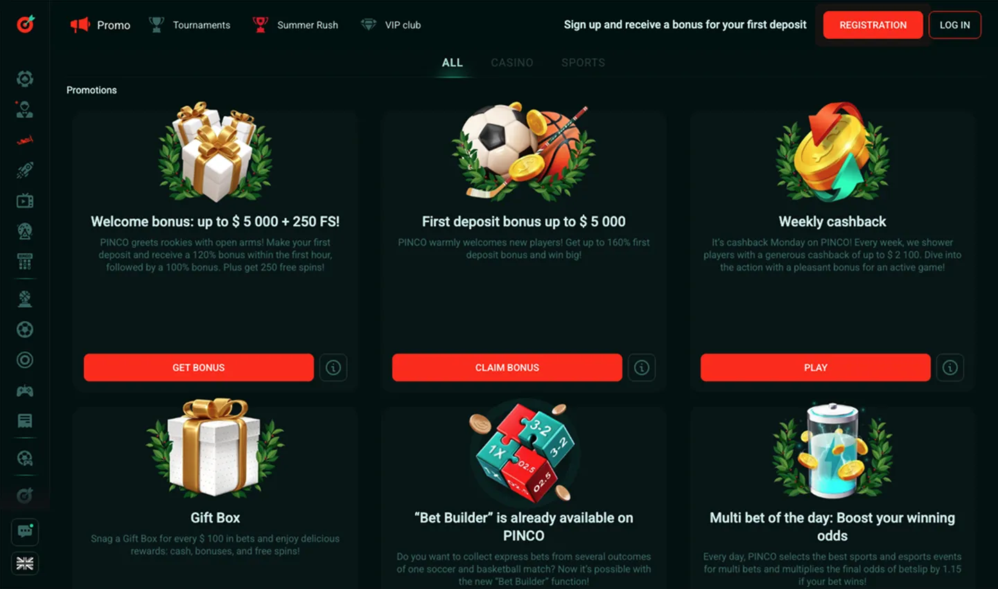 Pinco casino bonus code Pinco casino bonus code