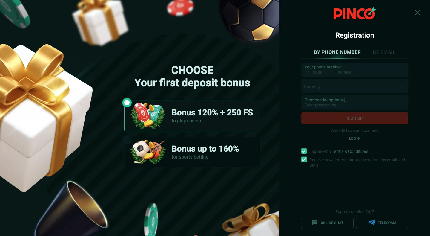Pinco casino registration Pinco casino registration